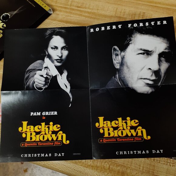 Jackie Brown 1997 Collector's Edition DVD Poster  Tarantino Pam Grier Rum Punch - Picture 9 of 9